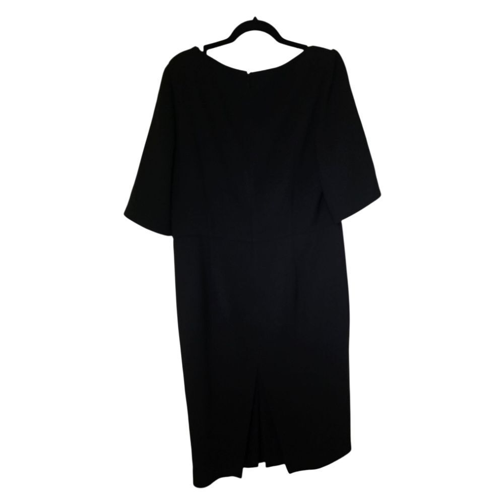 RACHEL ROY Plus Size‎ Short Sleeve LBD Black - Size 16